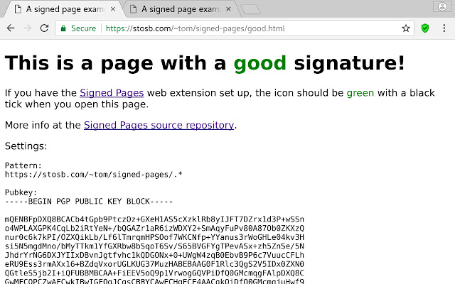 Signed Pages  from Chrome web store to be run with OffiDocs Chromium online