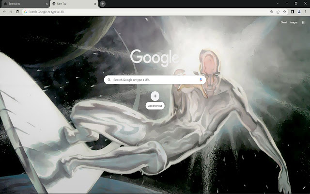 Silver Surfer  from Chrome web store to be run with OffiDocs Chromium online