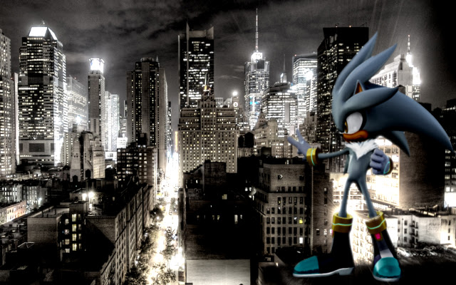 Silver The Hedgehog Theme (1366x768)  from Chrome web store to be run with OffiDocs Chromium online