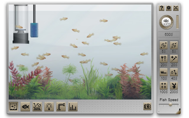 SimAquarium  from Chrome web store to be run with OffiDocs Chromium online