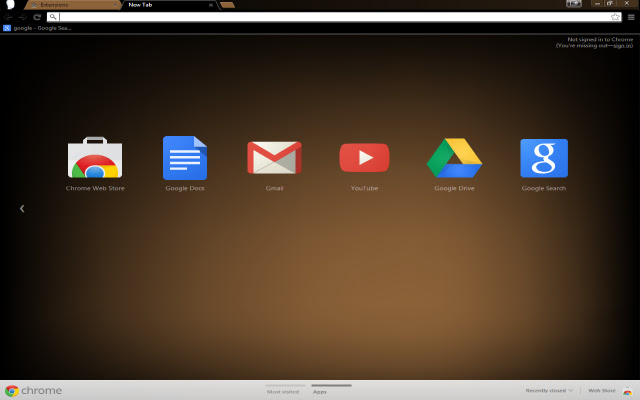Simply... Brown  from Chrome web store to be run with OffiDocs Chromium online