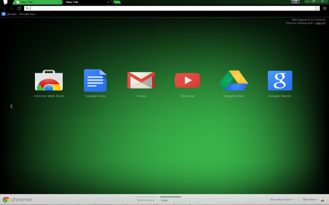 Simply... Green  from Chrome web store to be run with OffiDocs Chromium online