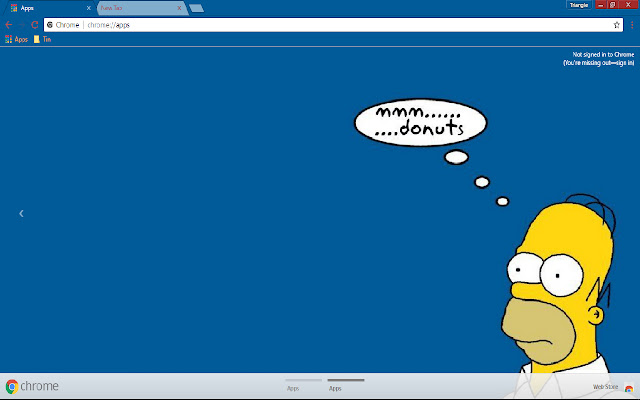 Simpsons donuts 1920*1080  from Chrome web store to be run with OffiDocs Chromium online