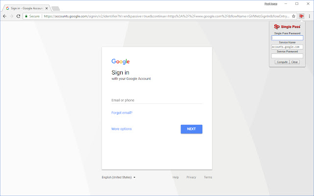 Single Pass  from Chrome web store to be run with OffiDocs Chromium online