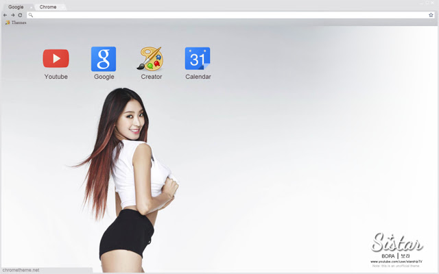 Sistar Bora Theme  from Chrome web store to be run with OffiDocs Chromium online