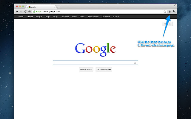 Site Home  from Chrome web store to be run with OffiDocs Chromium online