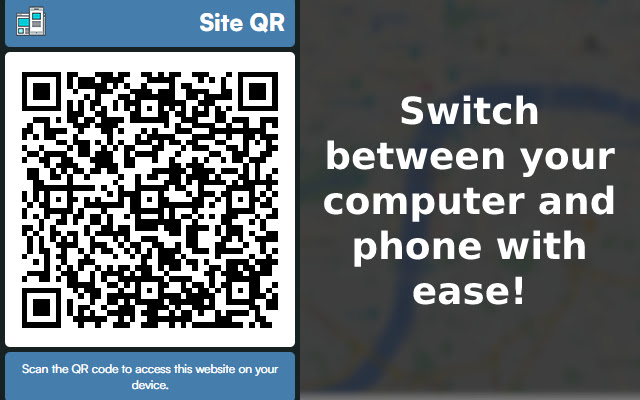 Site QR  from Chrome web store to be run with OffiDocs Chromium online