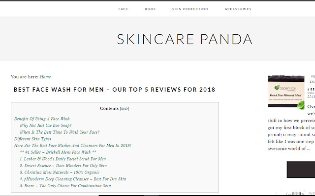 Skincare Panda  from Chrome web store to be run with OffiDocs Chromium online