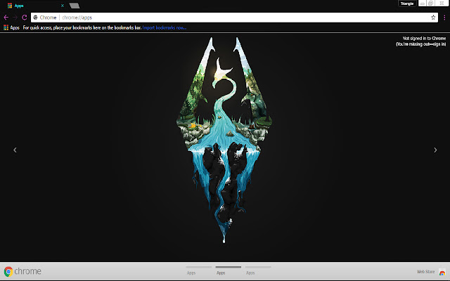 Skyrim1366x768  from Chrome web store to be run with OffiDocs Chromium online