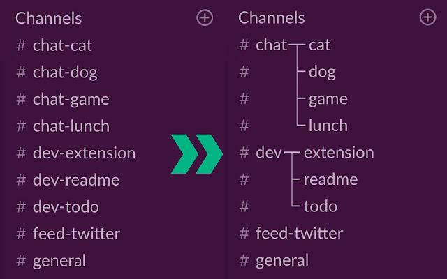 Slack Channels Grouping  from Chrome web store to be run with OffiDocs Chromium online