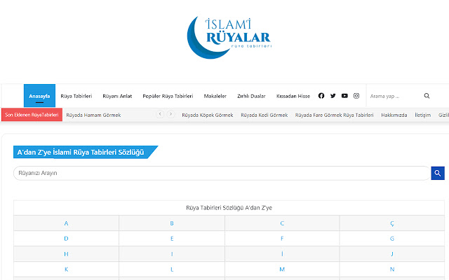 İslami Rüya Tabirleri  from Chrome web store to be run with OffiDocs Chromium online