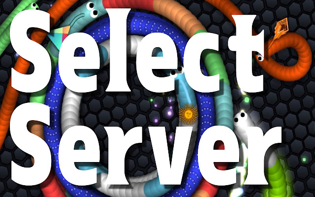 Slitherio select server  from Chrome web store to be run with OffiDocs Chromium online