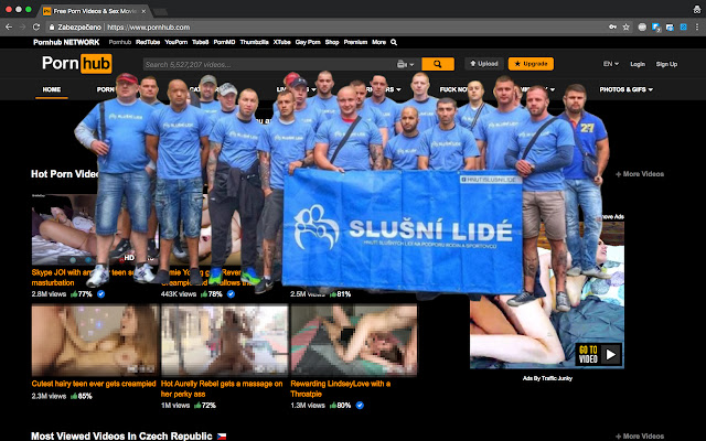 Slušní lidé blocker  from Chrome web store to be run with OffiDocs Chromium online