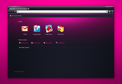 SmallringFX DarkMagenta Theme  from Chrome web store to be run with OffiDocs Chromium online