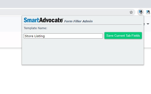 SmartAdvocate Form Filler Administrator  from Chrome web store to be run with OffiDocs Chromium online