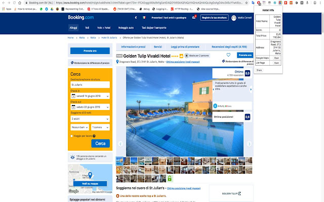 smartbooking  from Chrome web store to be run with OffiDocs Chromium online