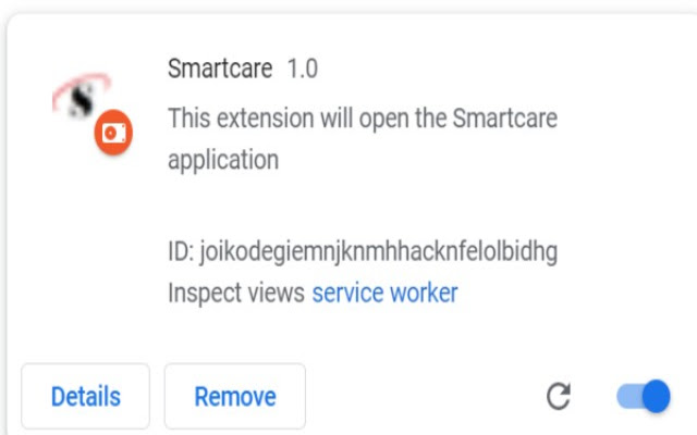 Smartcare  from Chrome web store to be run with OffiDocs Chromium online