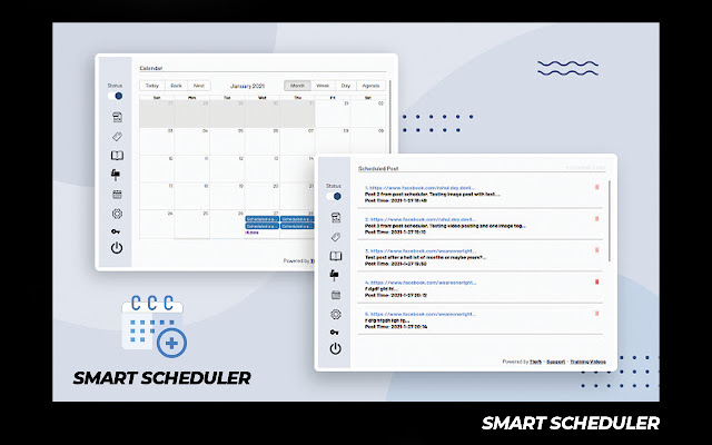 Smart Scheduler  from Chrome web store to be run with OffiDocs Chromium online