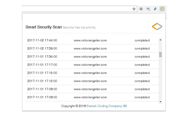 Smart Security Scan  from Chrome web store to be run with OffiDocs Chromium online