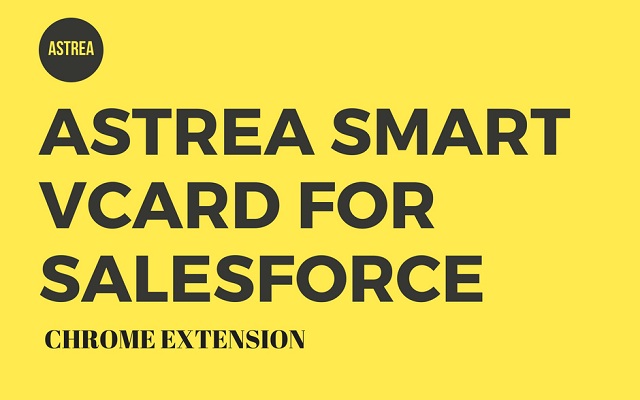 Smart vCard for Salesforce  from Chrome web store to be run with OffiDocs Chromium online