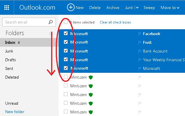 Smooth Checkbox for Hotmail™  from Chrome web store to be run with OffiDocs Chromium online