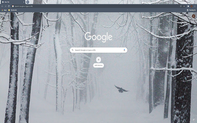 Snow Bird HD Wallpaper Theme  from Chrome web store to be run with OffiDocs Chromium online