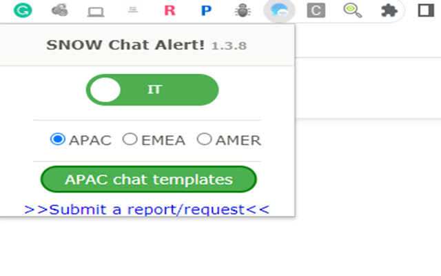 SNOW Chat Alert  from Chrome web store to be run with OffiDocs Chromium online