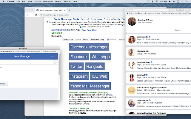 Social Messenger, Social News  from Chrome web store to be run with OffiDocs Chromium online