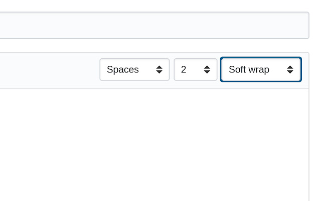 Soft Wrap GitHub Gists aus dem Chrome-Webshop zur Ausführung mit OffiDocs Chromium online