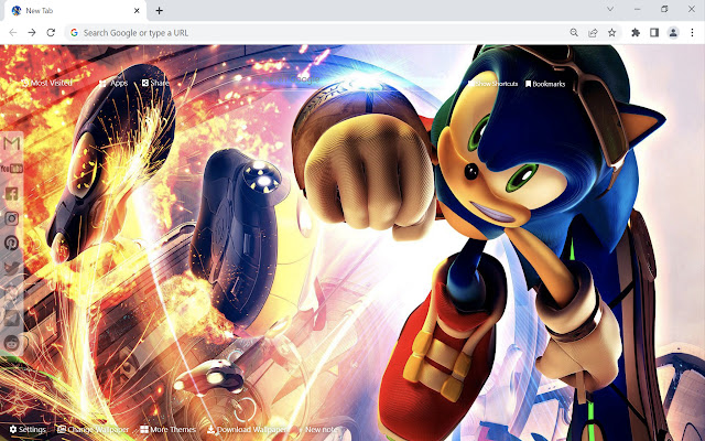 Sonic The Hedgehog Wallpaper  from Chrome web store to be run with OffiDocs Chromium online