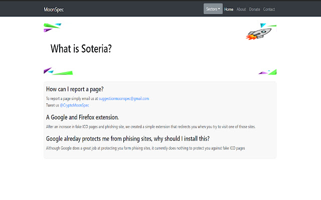 Soteria  from Chrome web store to be run with OffiDocs Chromium online