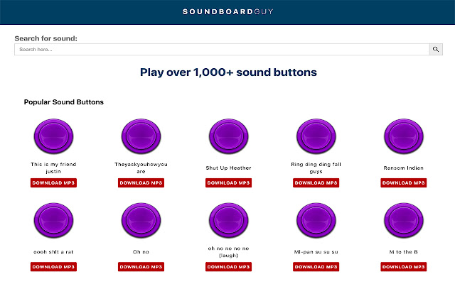 SoundBoardGuy  from Chrome web store to be run with OffiDocs Chromium online