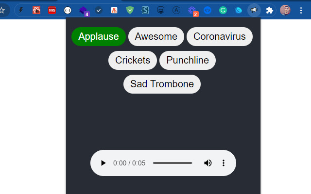 Soundbox  from Chrome web store to be run with OffiDocs Chromium online