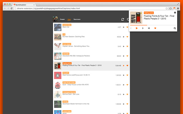Soundcloudiator  from Chrome web store to be run with OffiDocs Chromium online