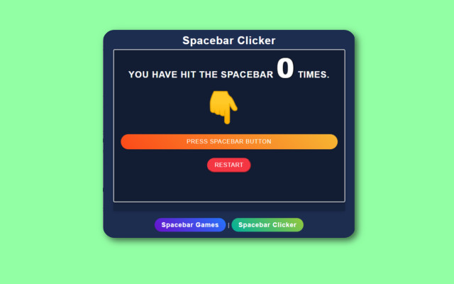 Spacebar Clicker  from Chrome web store to be run with OffiDocs Chromium online