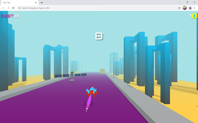 Spaceship Racing Game  from Chrome web store to be run with OffiDocs Chromium online