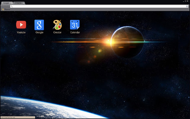 Tema spaziale 1366x768 dal Chrome Web Store da eseguire con OffiDocs Chromium online