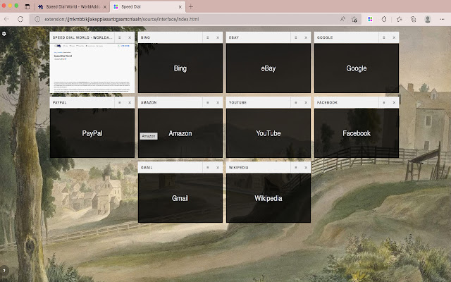 Speed Dial World  from Chrome web store to be run with OffiDocs Chromium online