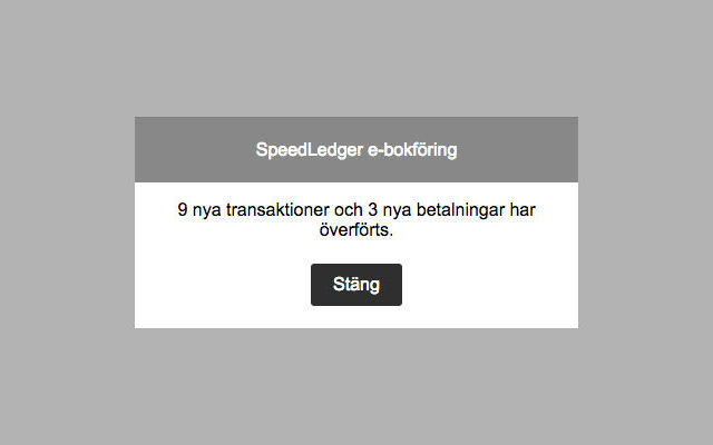 SpeedLedger e bokföring  from Chrome web store to be run with OffiDocs Chromium online