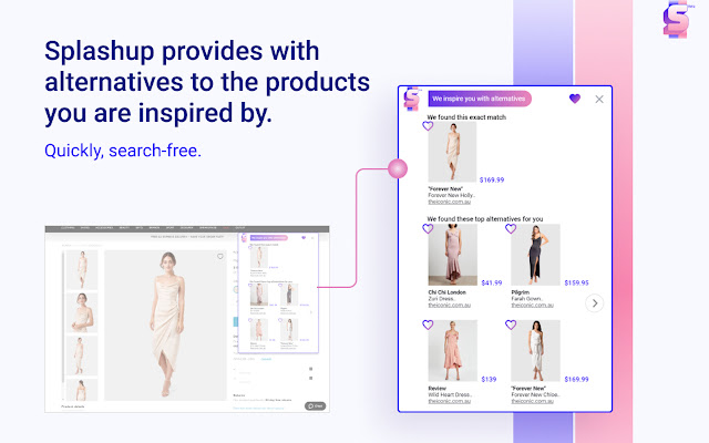 Splashup fashion discovery  from Chrome web store to be run with OffiDocs Chromium online