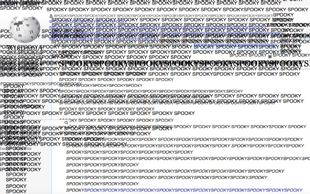 SPOOKED!  from Chrome web store to be run with OffiDocs Chromium online