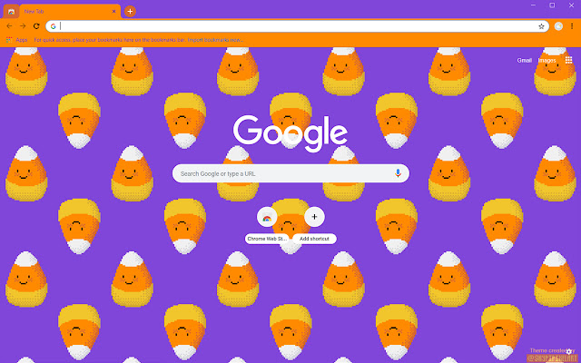 Spooky Candy Corn Pixel Art  from Chrome web store to be run with OffiDocs Chromium online
