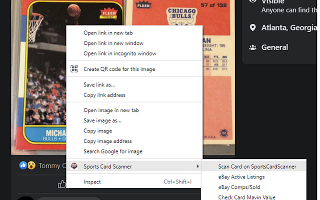 Sports Card Scanner  from Chrome web store to be run with OffiDocs Chromium online