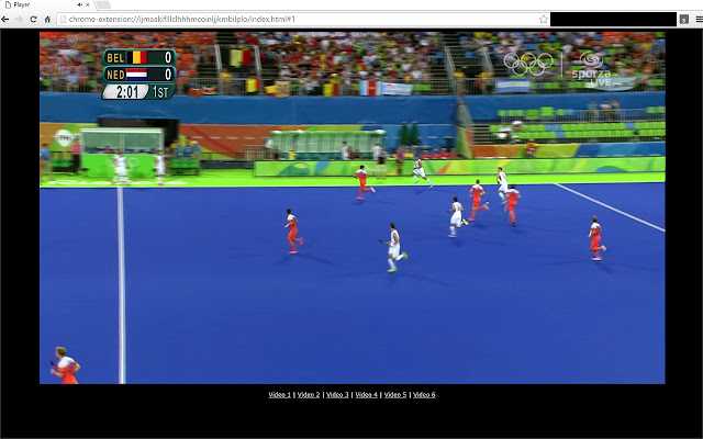 Sporza Rio player Portal  from Chrome web store to be run with OffiDocs Chromium online