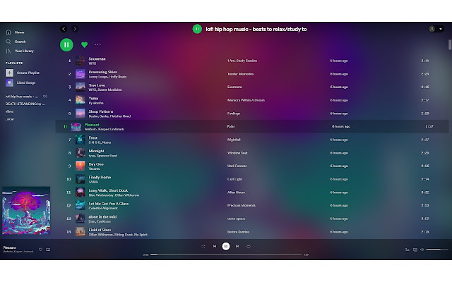 Spotify Dynamic Theme Plus  from Chrome web store to be run with OffiDocs Chromium online