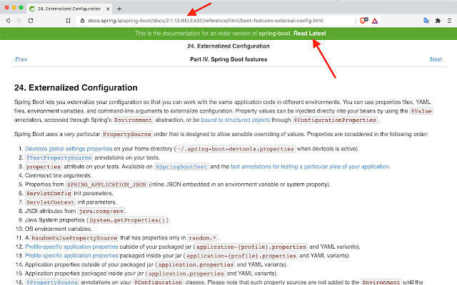 Spring Docs Read Latest Extension  from Chrome web store to be run with OffiDocs Chromium online