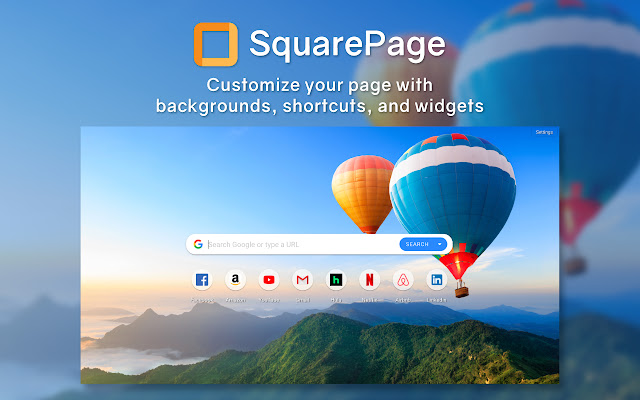 SquarePage  from Chrome web store to be run with OffiDocs Chromium online