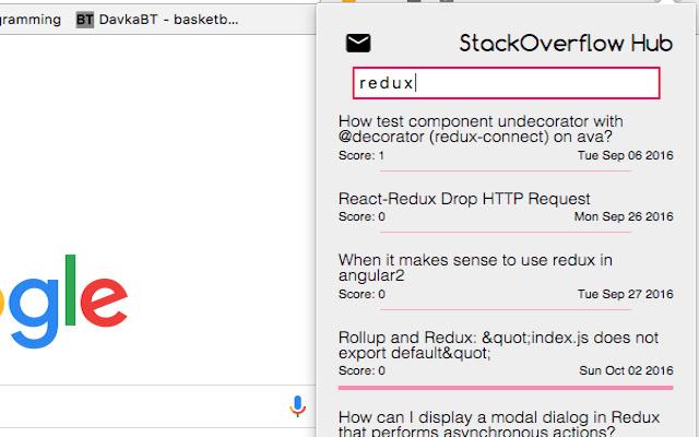 StackOverflow Hub  from Chrome web store to be run with OffiDocs Chromium online