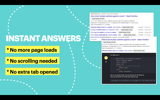 Мгновенные ответы Stackoverflow из интернет-магазина Chrome будут работать с OffiDocs Chromium онлайн