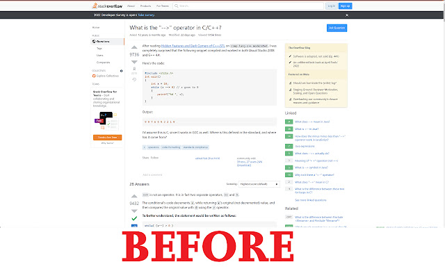 StackOverflow widener  from Chrome web store to be run with OffiDocs Chromium online